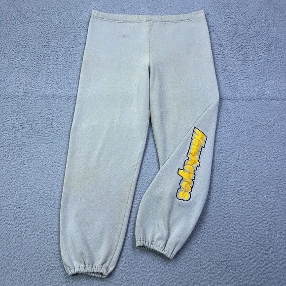 VTG Russell Iowa Hawkeyes Sweatpants 80s Gray Mens M Joggers Grunge* Made in USA - Picture 1 of 16